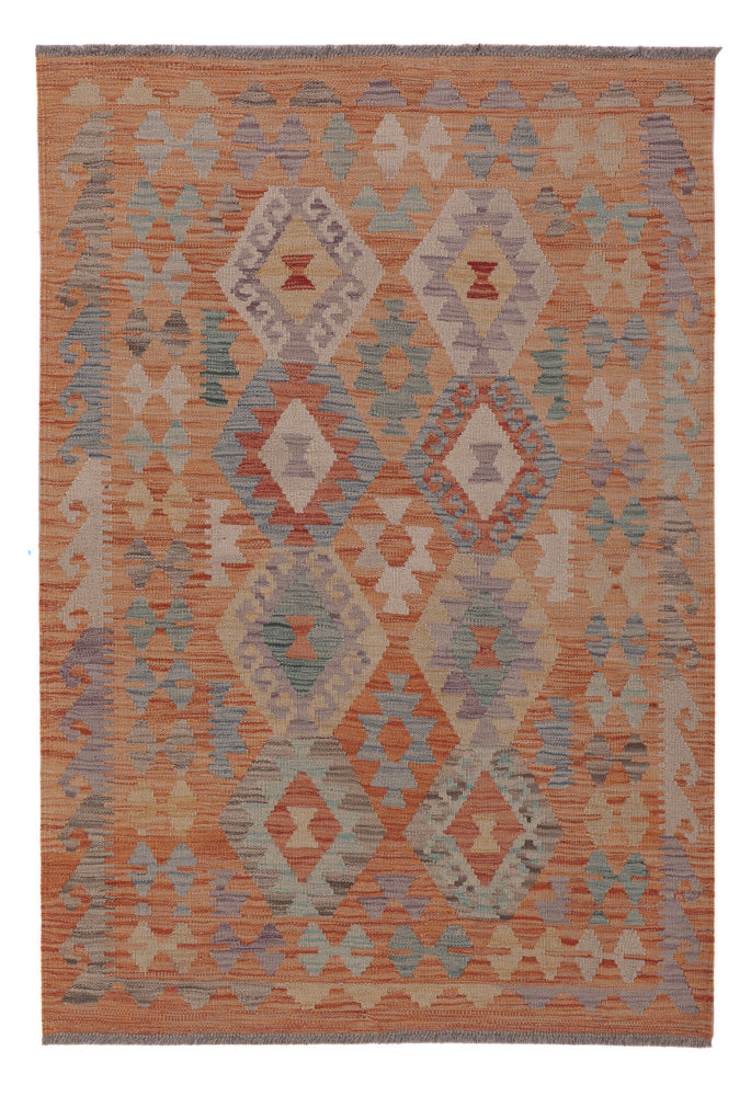 Kelim Rug - Splash - 147 x 104 cm - multicolored
