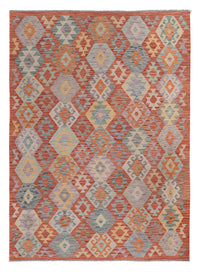Kelim Rug - Splash - 243 x 179 cm - multicolored