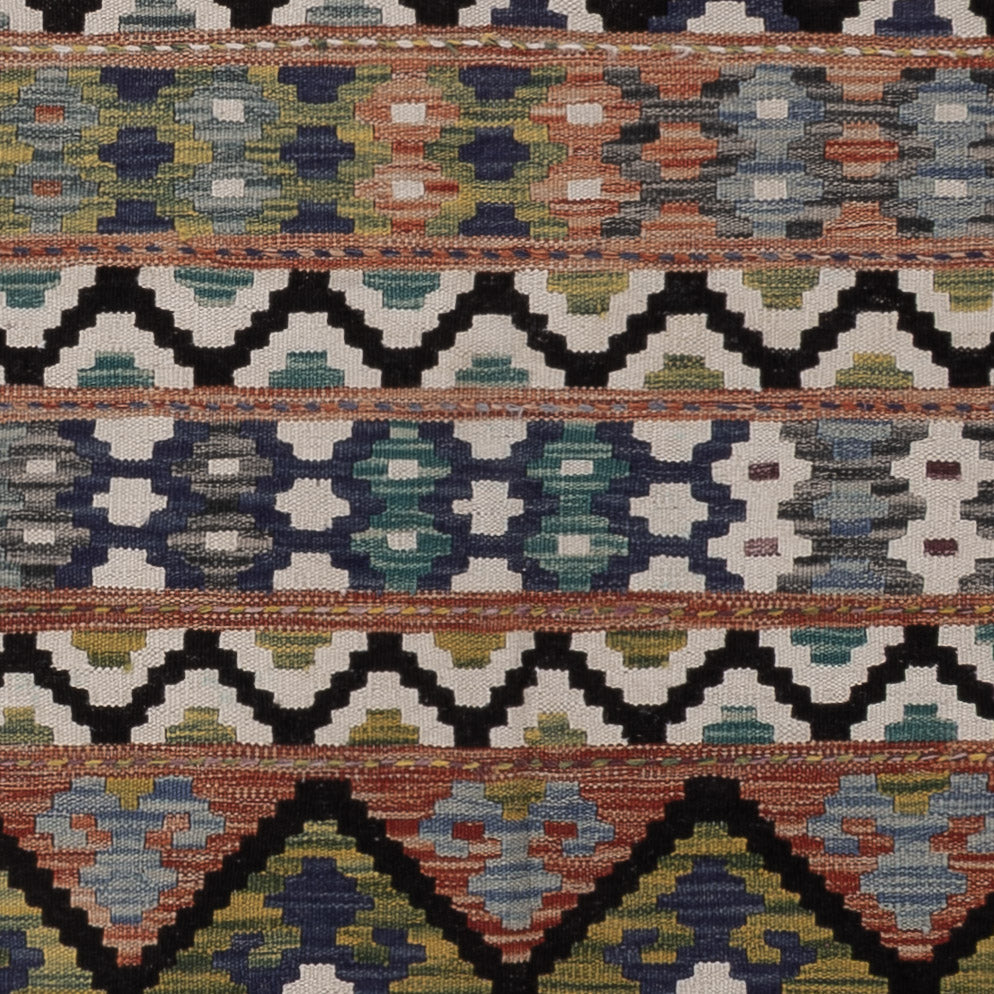 Kelim Rug - Splash - 288 x 203 cm - multicolored