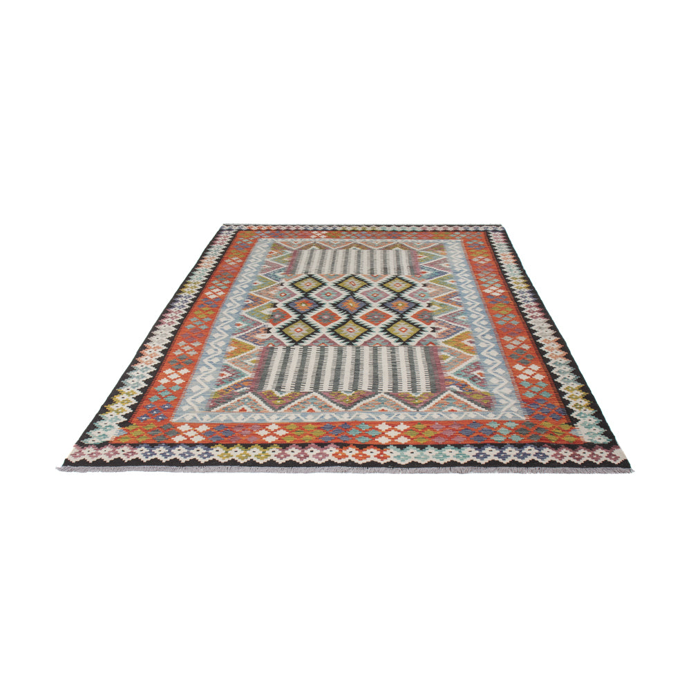 Kelim Rug - Splash - 303 x 206 cm - multicolored