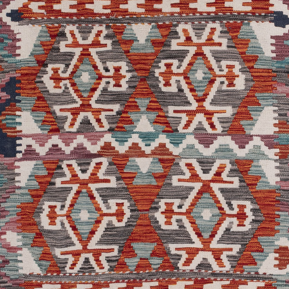 Kelim Rug - Splash - 309 x 209 cm - multicolored