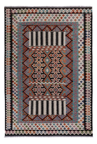 Kelim Rug - Splash - 297 x 203 cm - multicolored