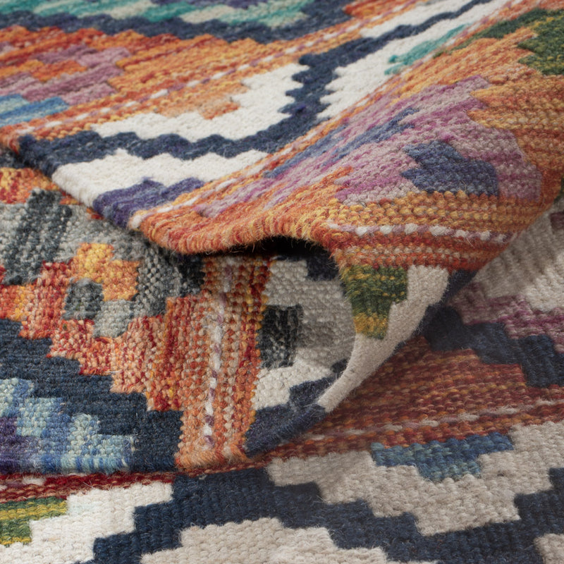 Kelim Rug - Splash - 296 x 211 cm - multicolored