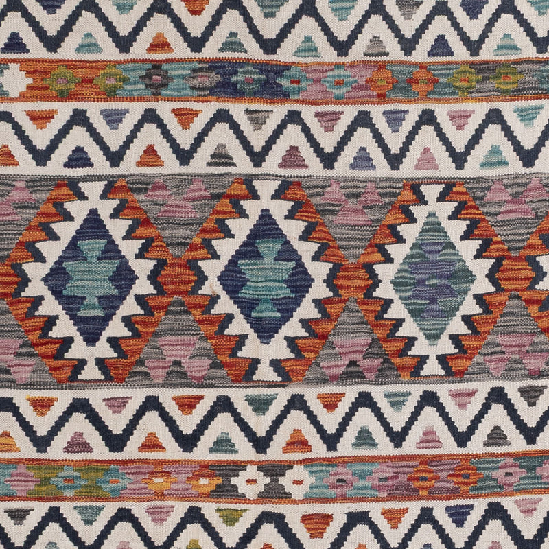 Kelim Rug - Splash - 315 x 203 cm - multicolored