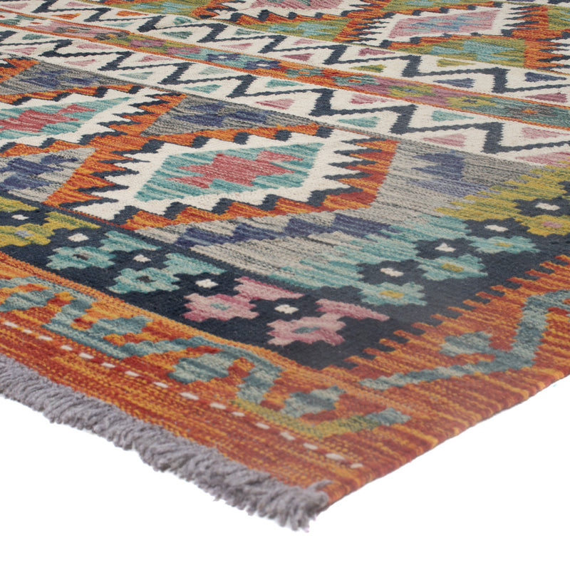 Kelim Rug - Splash - 315 x 203 cm - multicolored