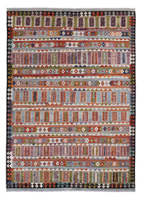 Kelim Rug - Splash - 298 x 204 cm - multicolored