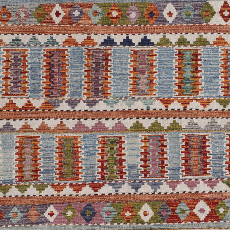 Kelim Rug - Splash - 298 x 204 cm - multicolored