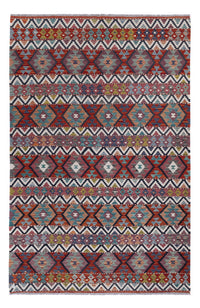 Kelim Rug - Splash - 303 x 198 cm - multicolored