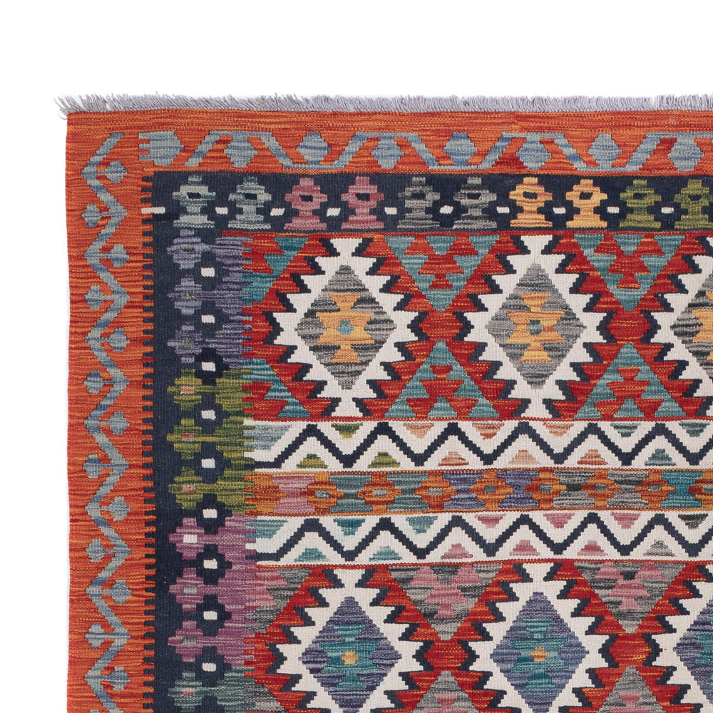 Kelim Rug - Splash - 295 x 211 cm - multicolored
