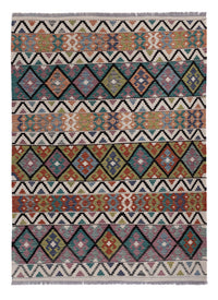 Kelim Rug - Splash - 236 x 176 cm - multicolored