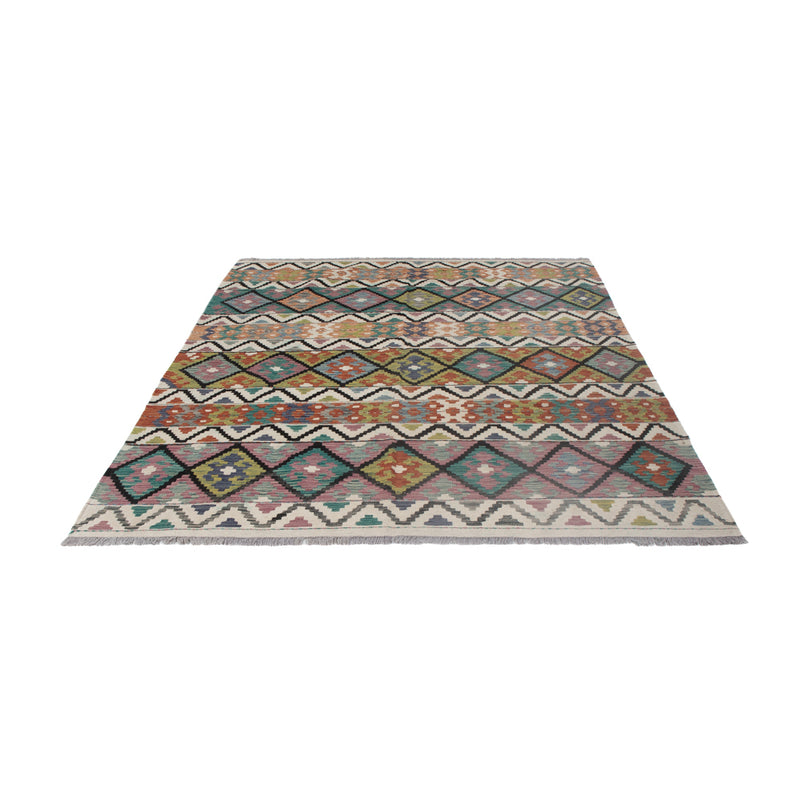 Kelim Rug - Splash - 236 x 176 cm - multicolored