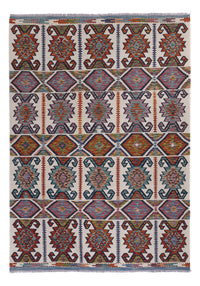 Kelim Rug - Splash - 238 x 183 cm - multicolored