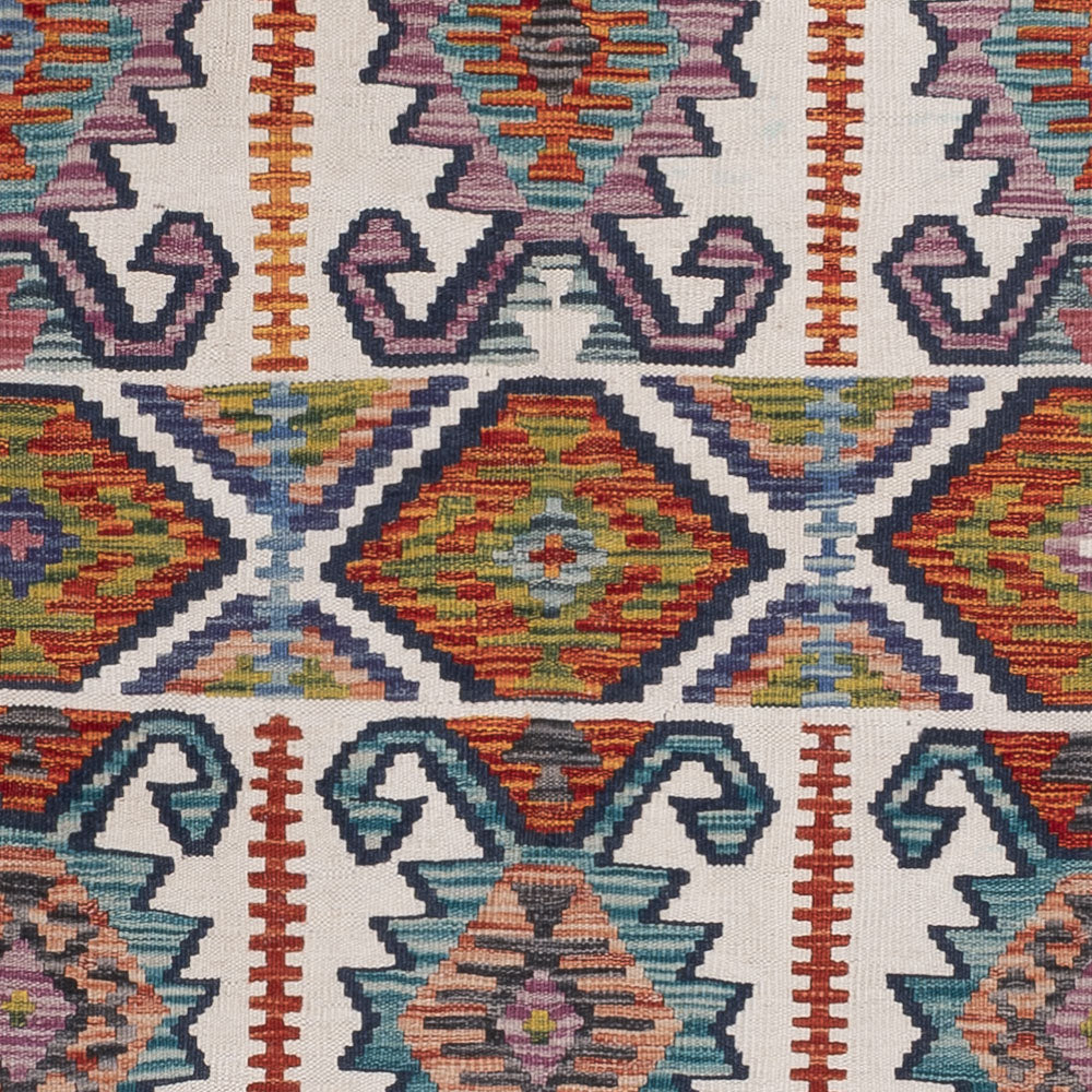 Kelim Rug - Splash - 238 x 183 cm - multicolored