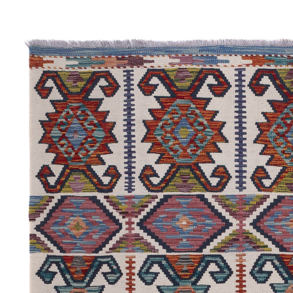 Kelim Rug - Splash - 238 x 183 cm - multicolored