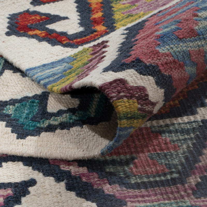 Kelim Rug - Splash - 238 x 183 cm - multicolored