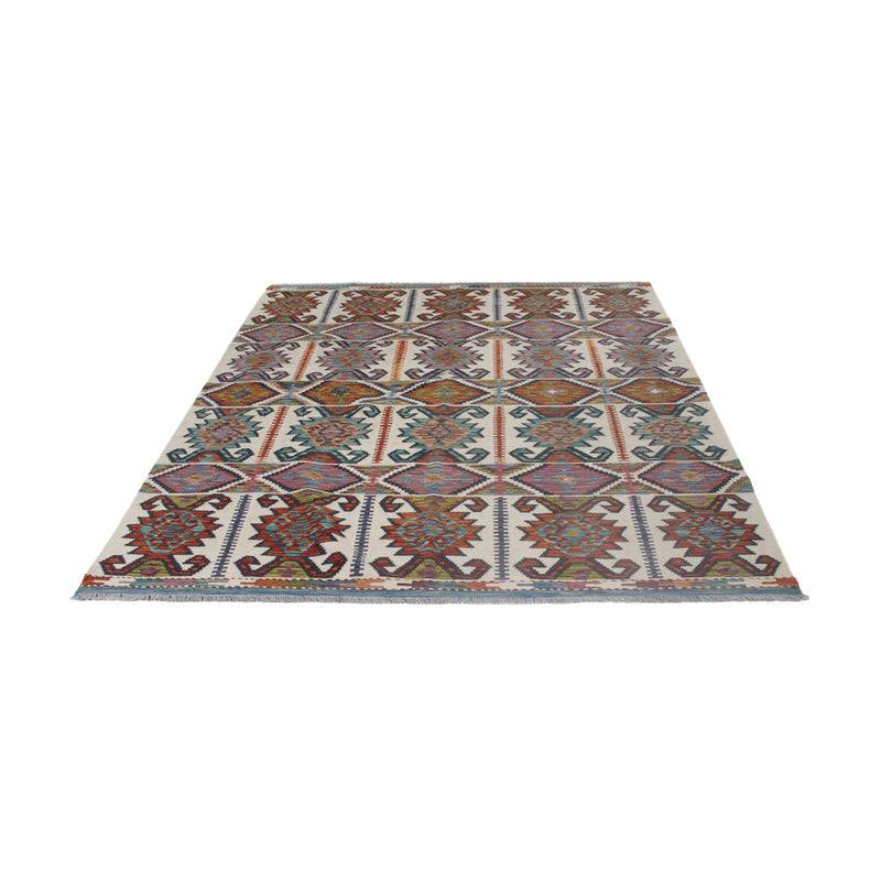 Kelim Rug - Splash - 238 x 183 cm - multicolored