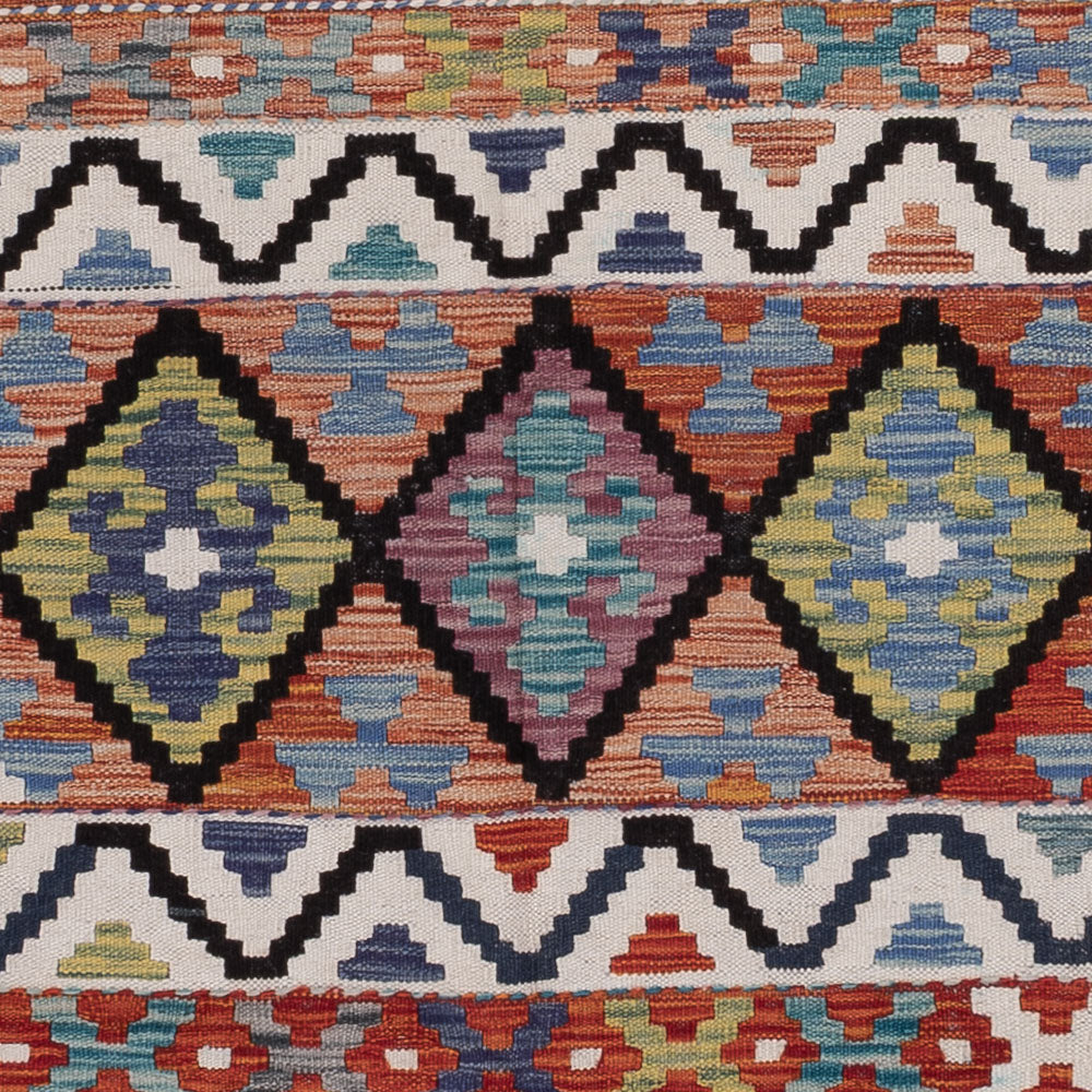 Kelim Rug - Splash - 237 x 176 cm - multicolored