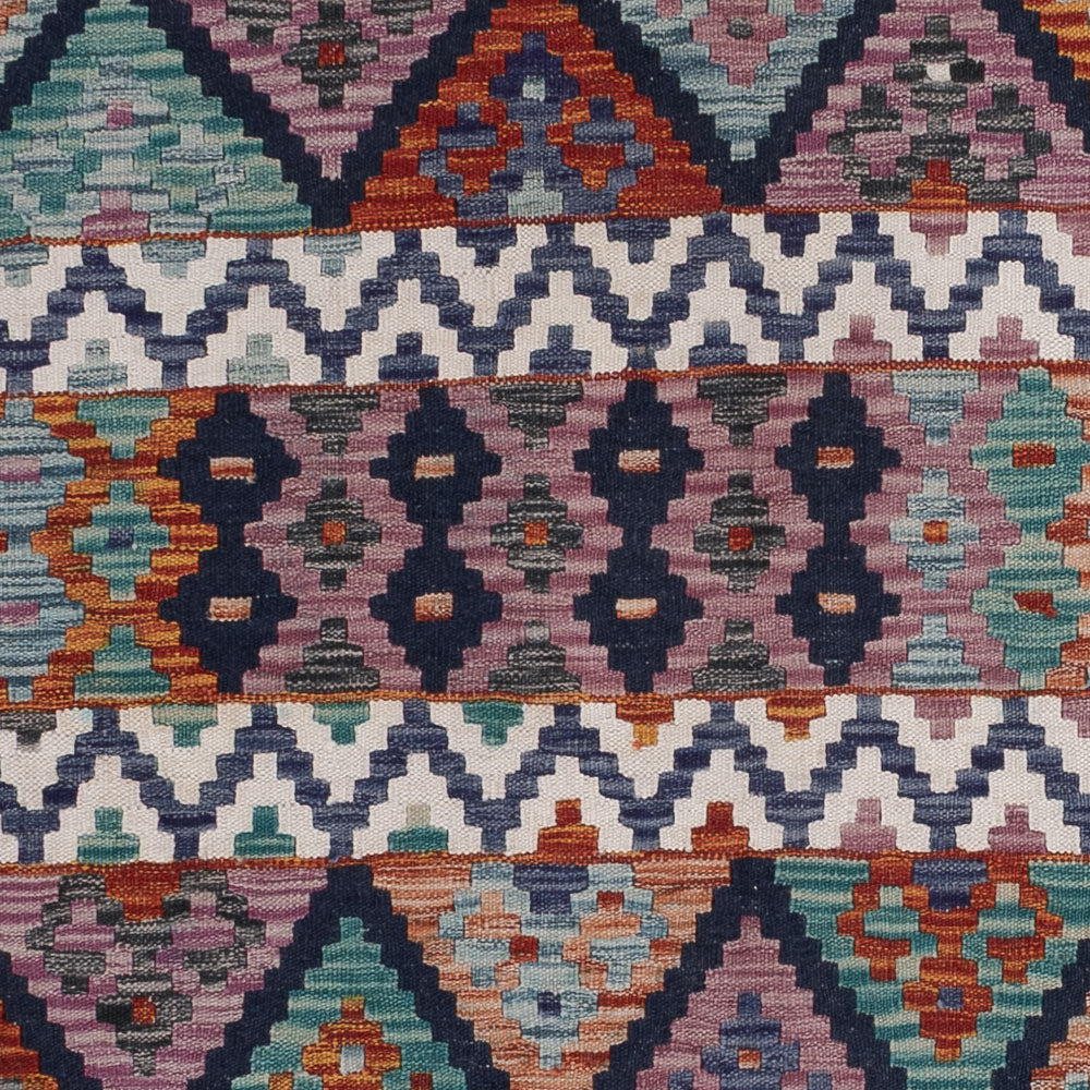 Kelim Rug - Splash - 241 x 185 cm - multicolored