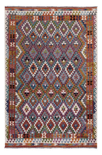 Kelim Rug - Splash - 253 x 167 cm - multicolored