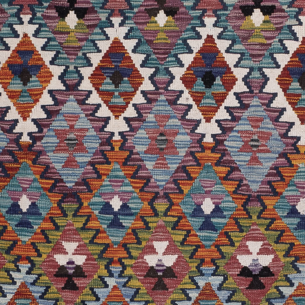 Kelim Rug - Splash - 253 x 167 cm - multicolored