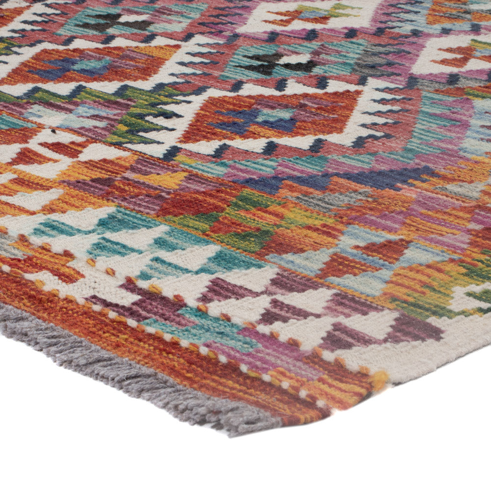 Kelim Rug - Splash - 253 x 167 cm - multicolored