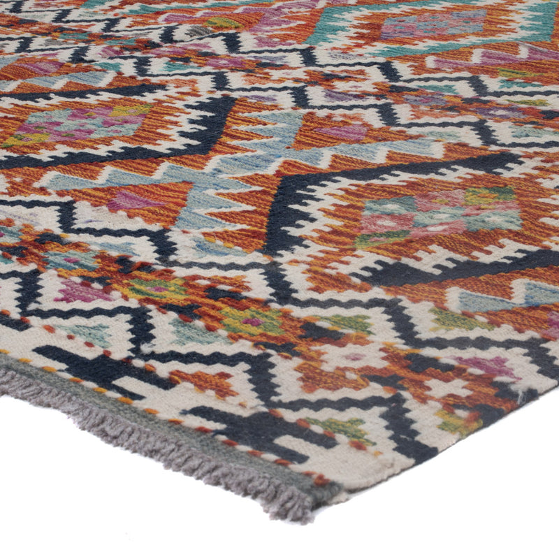 Kelim Rug - Splash - 256 x 175 cm - multicolored