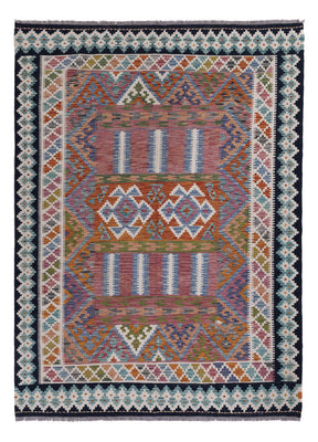 Kelim Rug - Splash - 248 x 178 cm - multicolored
