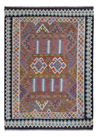 Kelim Rug - Splash - 248 x 178 cm - multicolored