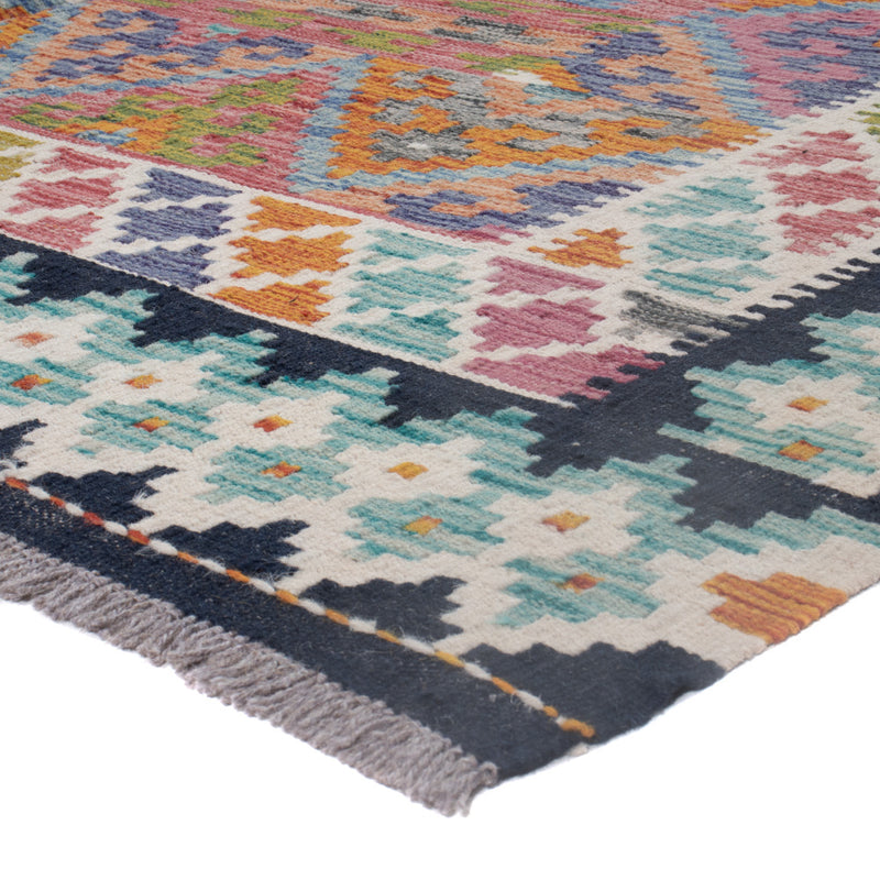 Kelim Rug - Splash - 248 x 178 cm - multicolored
