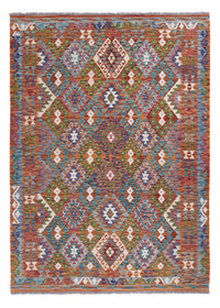 Kelim Rug - Splash - 247 x 178 cm - multicolored