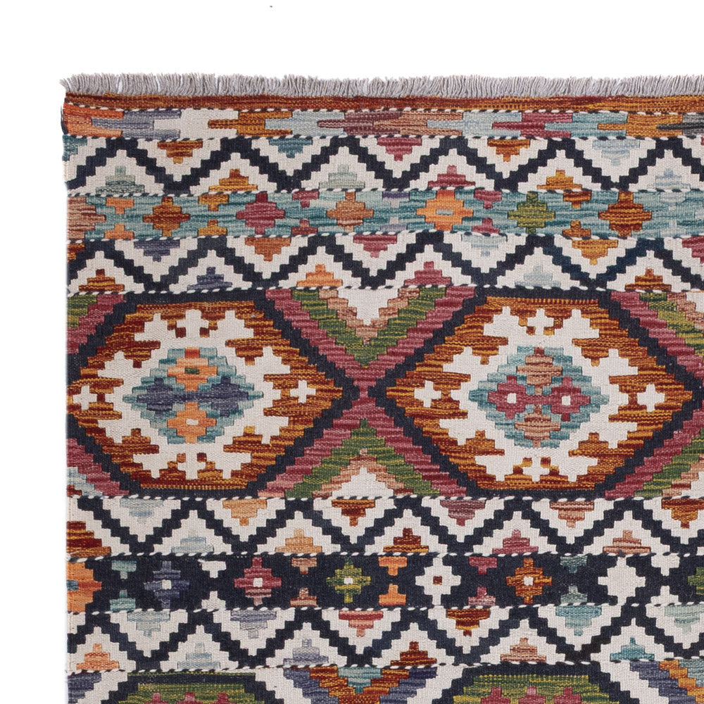Kilim Maimana Rug 190x256cm - Wool Rug