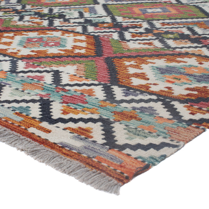 Kelim Rug - Splash - 256 x 190 cm - multicolored