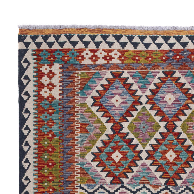 Kelim Rug - Splash - 253 x 176 cm - multicolored