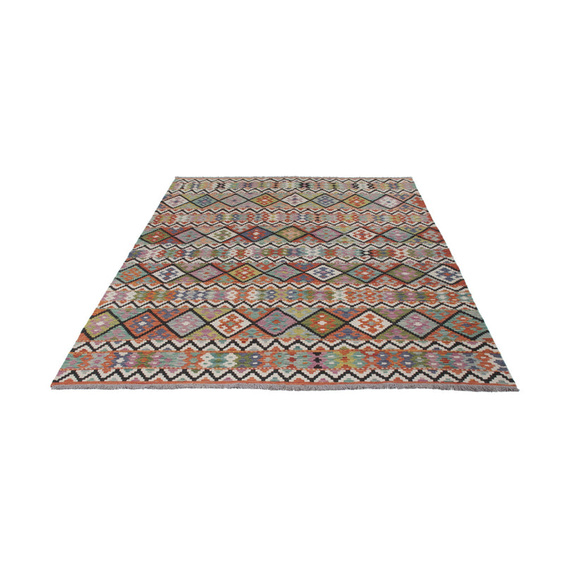 Kelim Rug - Splash - 287 x 197 cm - multicolored