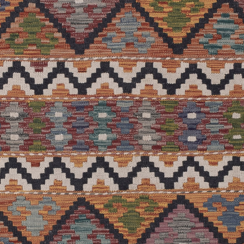 Kelim Rug - Splash - 301 x 212 cm - multicolored