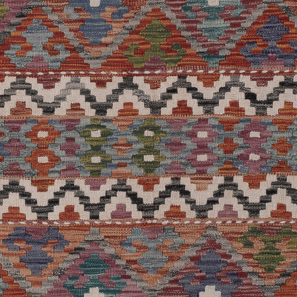 Kelim Rug - Splash - 294 x 206 cm - multicolored