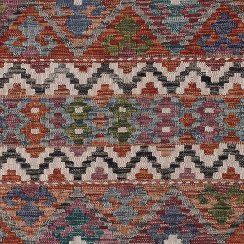 Kelim Rug - Splash - 294 x 206 cm - multicolored