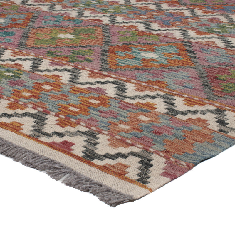 Kelim Rug - Splash - 294 x 206 cm - multicolored