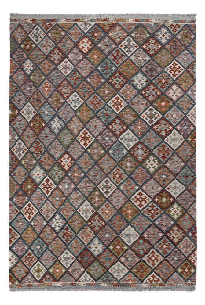 Kelim Rug - Splash - 300 x 206 cm - multicolored