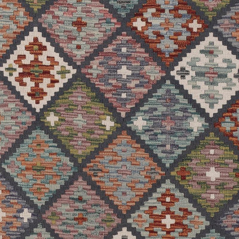 Kelim Rug - Splash - 300 x 206 cm - multicolored