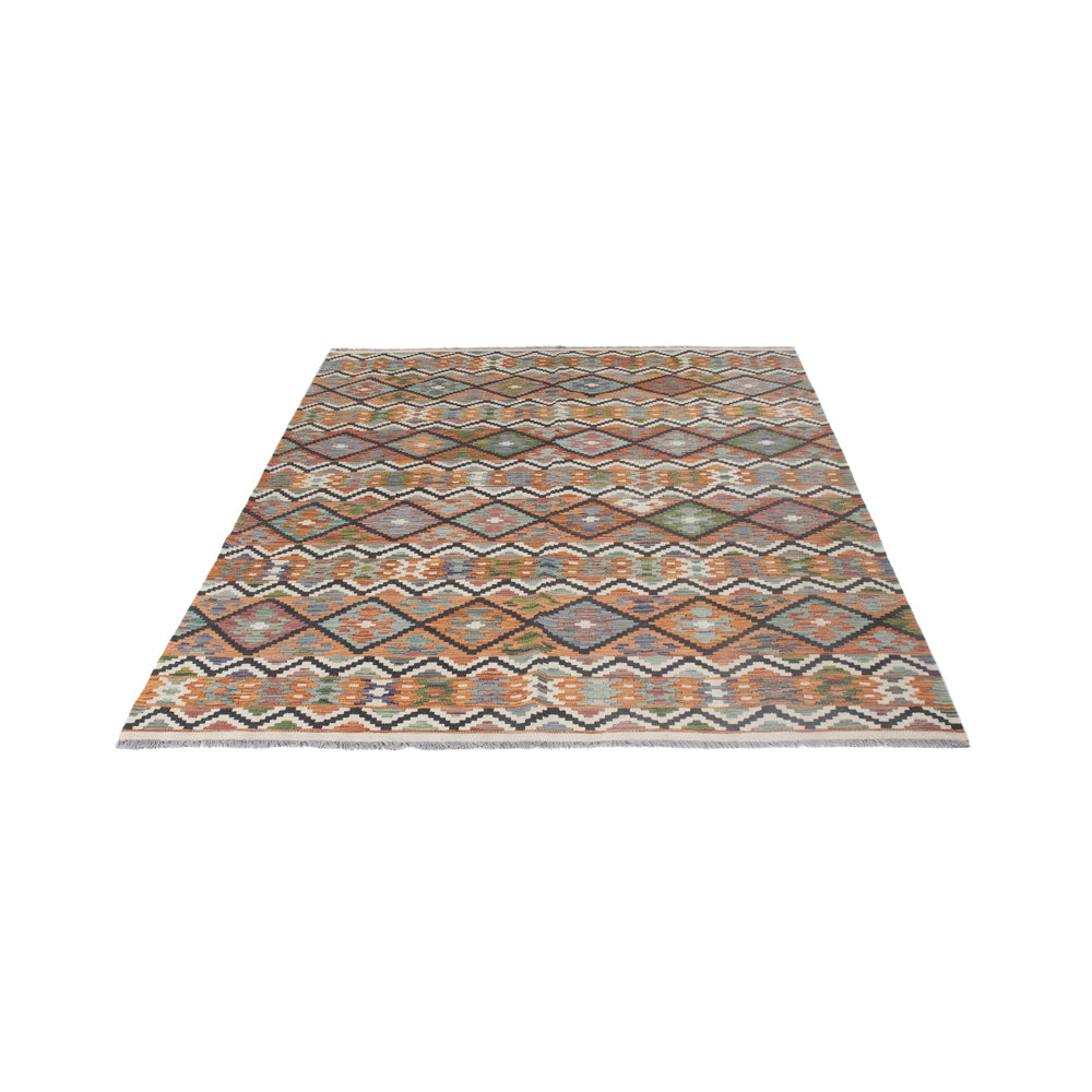 Kelim Rug - Splash - 244 x 185 cm - multicolored