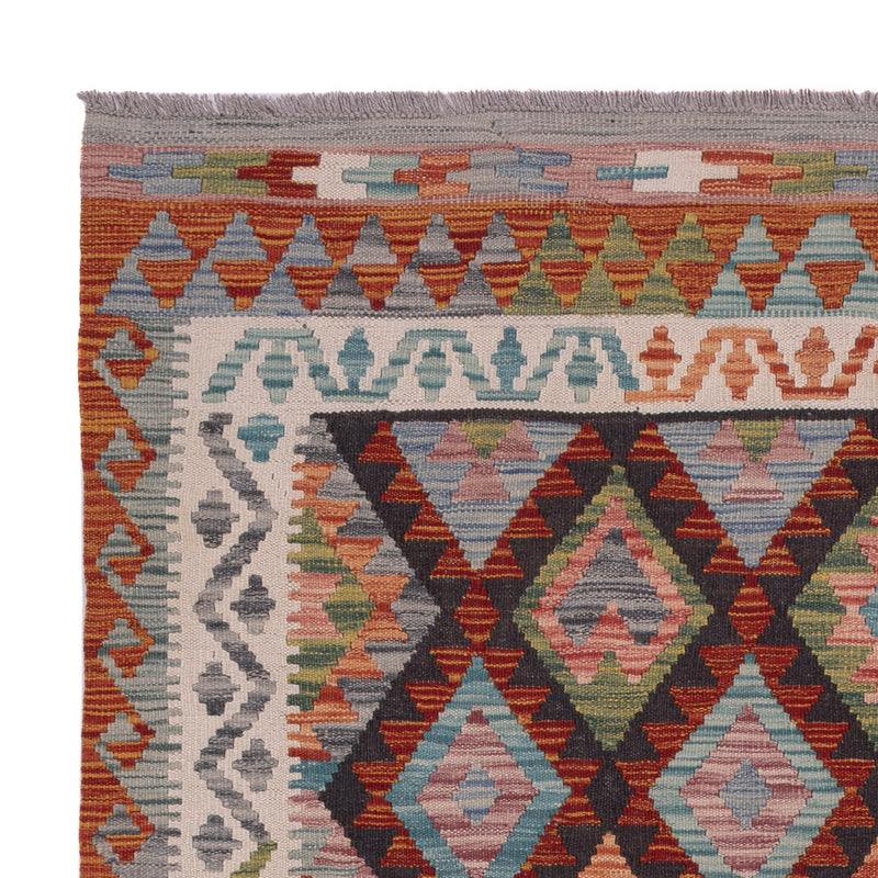 Kelim Rug - Splash - 196 x 155 cm - multicolored