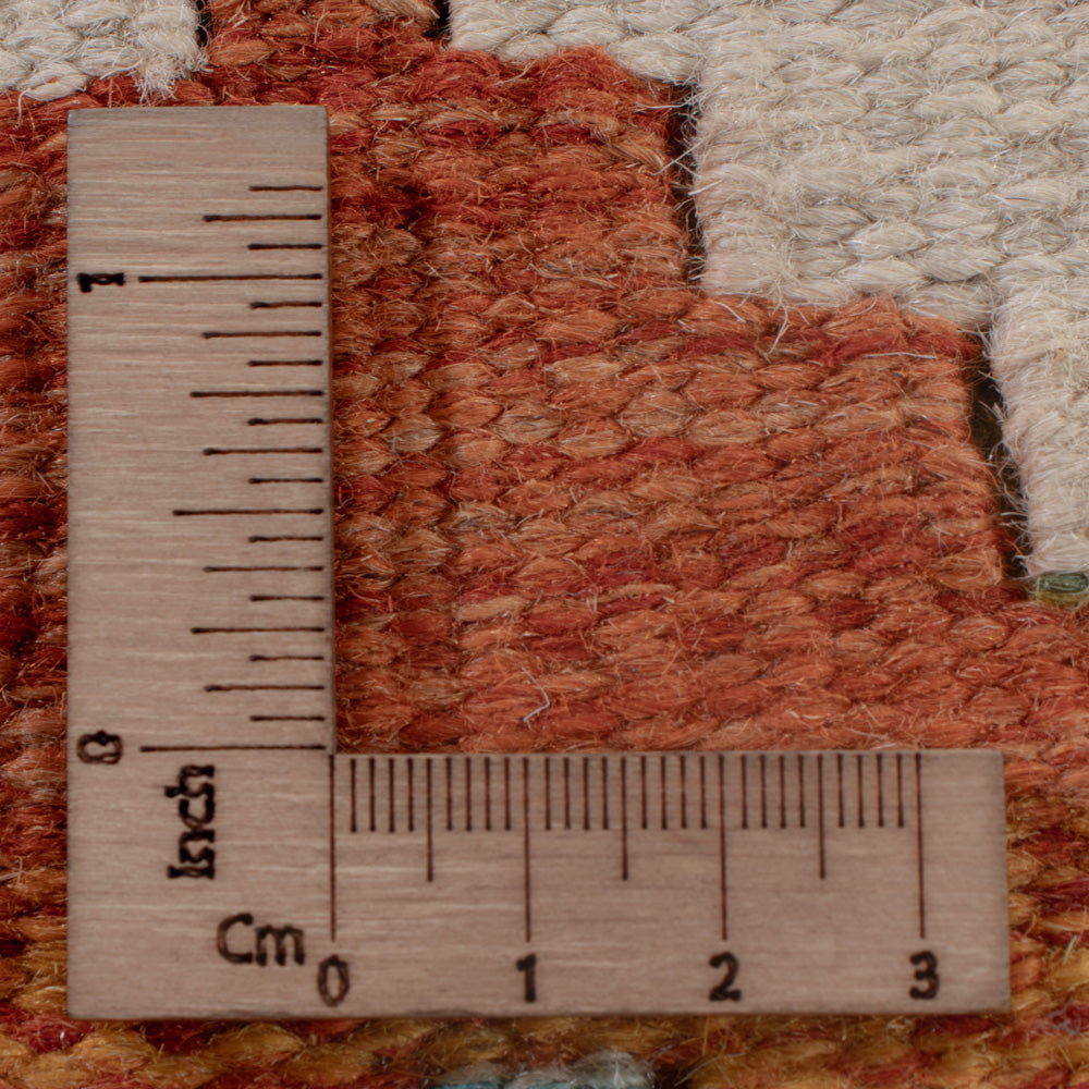 Kelim Rug - Splash - 192 x 157 cm - multicolored