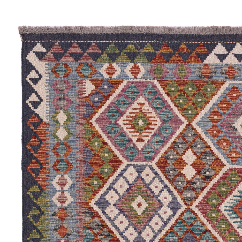 Kelim Rug - Splash - 205 x 165 cm - multicolored