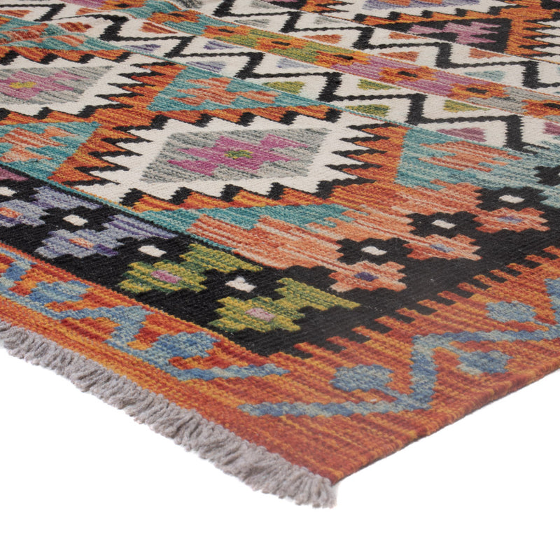 Kelim Rug - Splash - 245 x 178 cm - multicolored