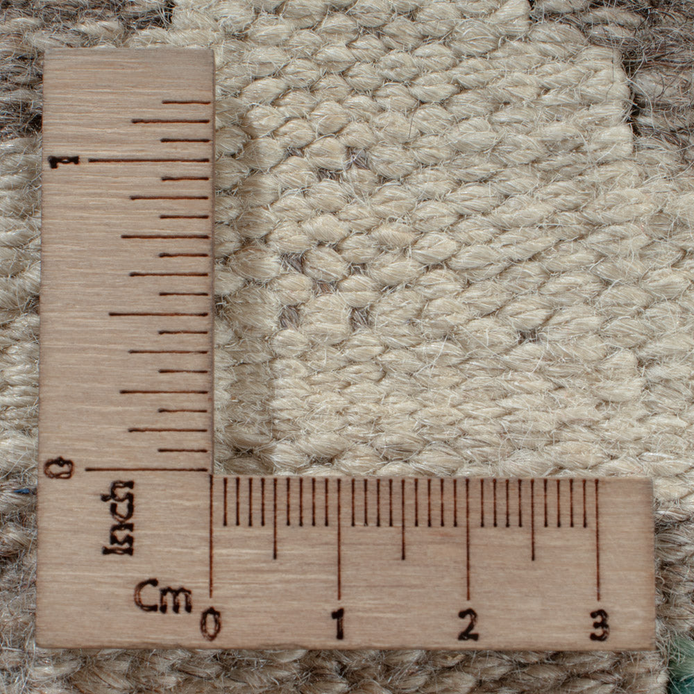 Kelim Rug - Splash - 300 x 253 cm - light green