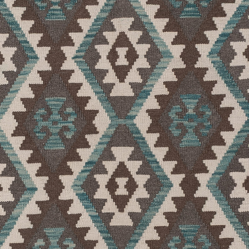 Kelim Rug - Splash - 296 x 205 cm - dark grey