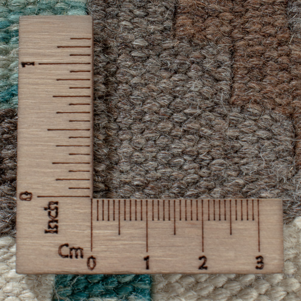 Kelim Rug - Splash - 296 x 205 cm - dark grey