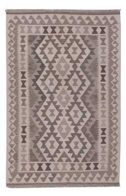 Kelim Rug - Splash - 157 x 104 cm - dark grey