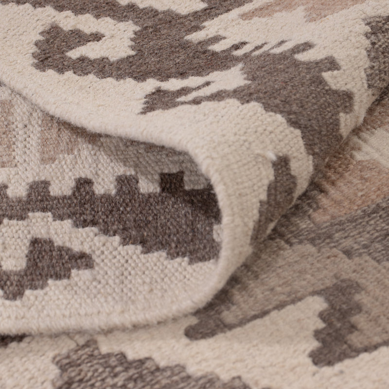 Kelim Rug - Splash - 147 x 100 cm - dark grey